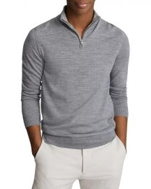 REISS Chester Wool Half Zip Polo Men - Bloomingdale s at Bloomingdales